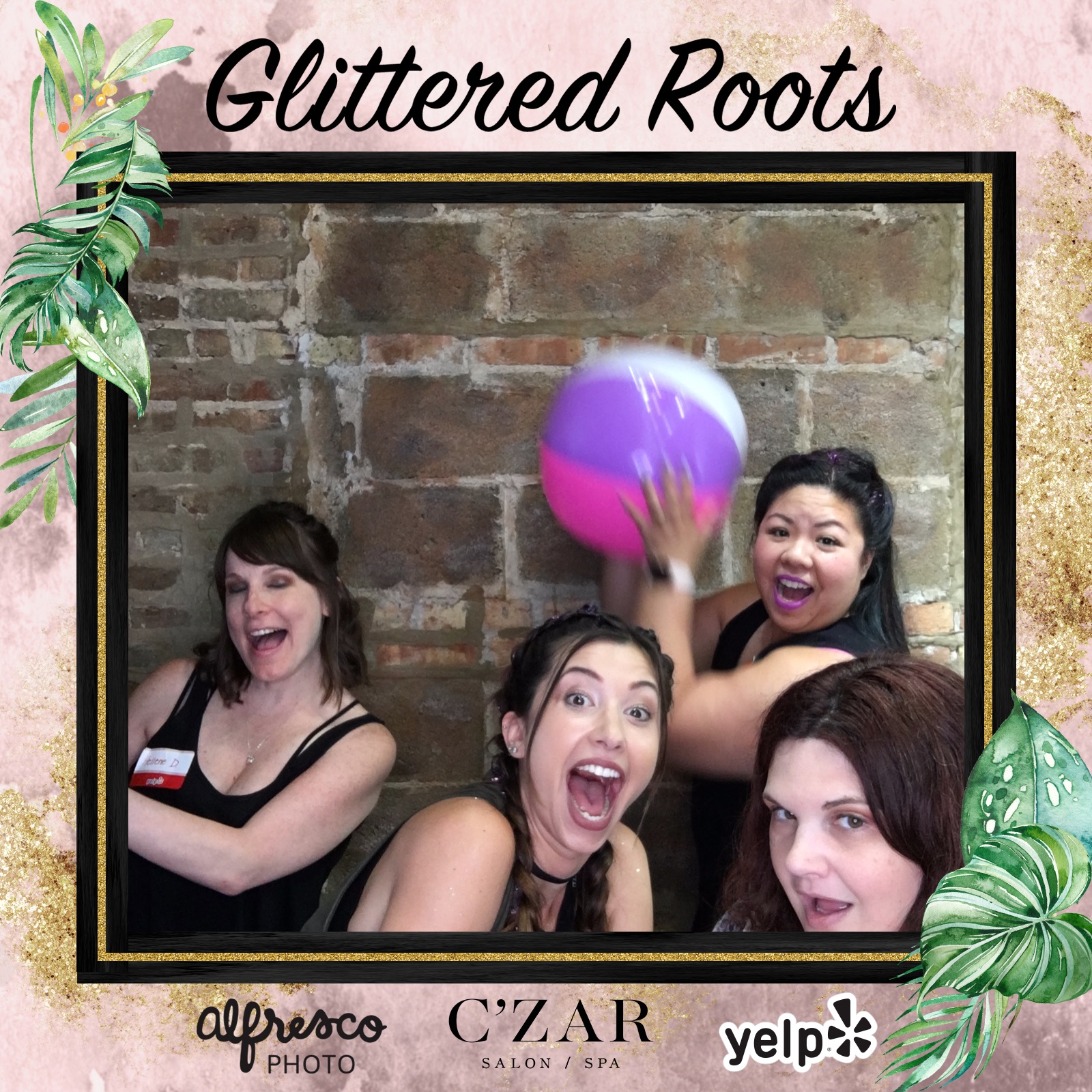 Yelp Elite: Glittered Roots | View more photos from the event at events.alfrescophoto.com/u/AlfrescoPhoto/Yelp-Elite-Glittered-Roots